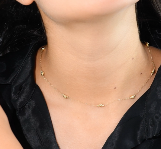 Collier  en Or 18k - Grands Boules