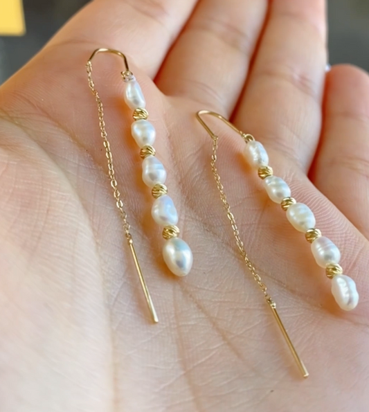 Boucles D'oreilles LUNA en Or 18k