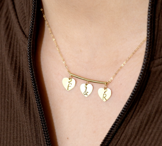 Collier Mes Lettres D'amour en Or 18k