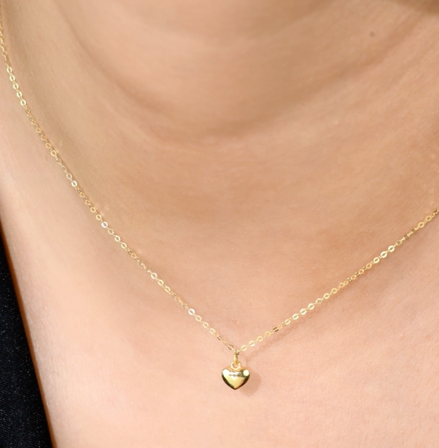 Collier en Or 18k  - "Notre Fameux Petit Coeur"