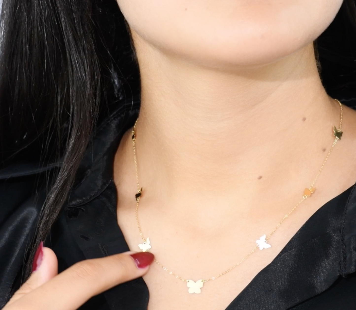 Collier Papillion D'or - en Or 18k