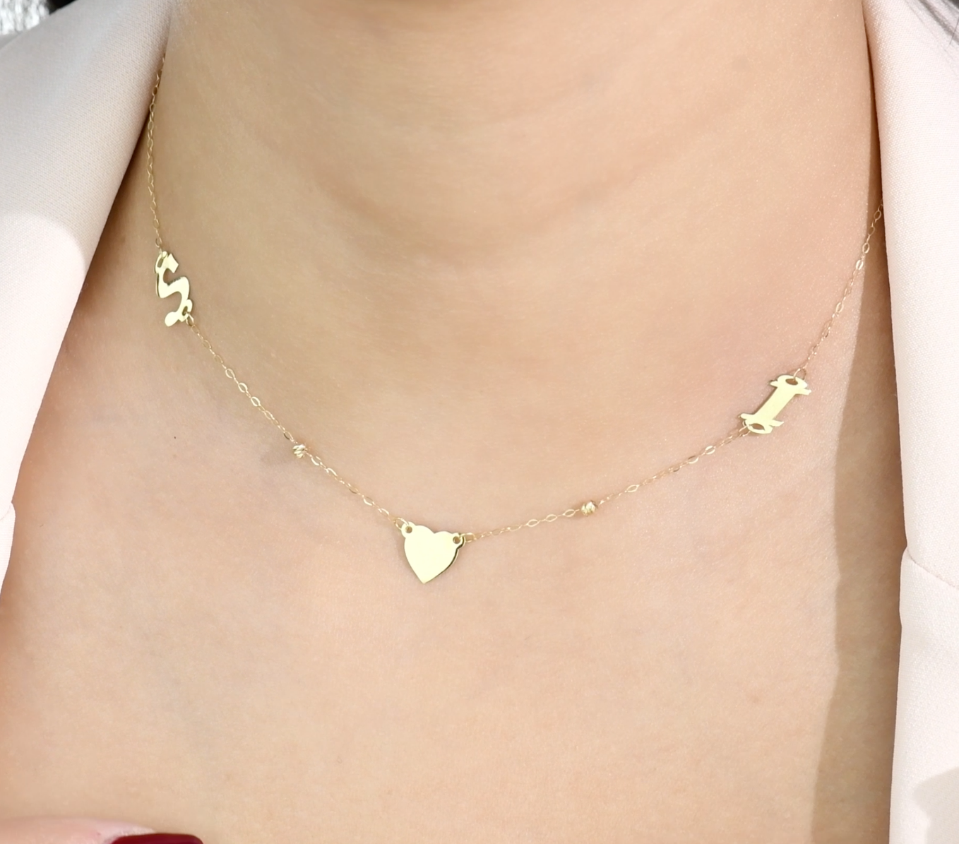 Collier en Or 18k - Mes Lettres D'or